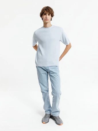 Джемпер с коротким рукавом Siluetti Volumica, светло-голубой