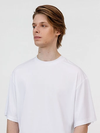 Футболка из бифлекса Morfiss, белая