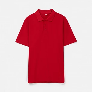 Рубашка поло унисекс Tervise, красная