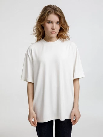 Футболка оверсайз унисекс Lavinia, белая