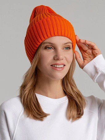Шапка Yong, оранжевая (апельсин)