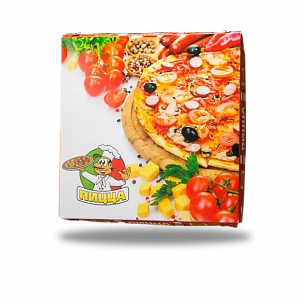 Коробка для пиццы "дно-крышка" картон 320г
