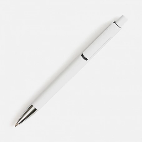 Ручка шариковая Dominanta, белая с черным
