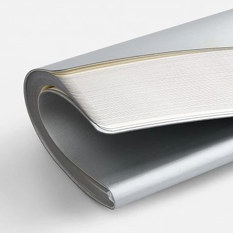 Блокнот Flex Shall ver.2, серебристый