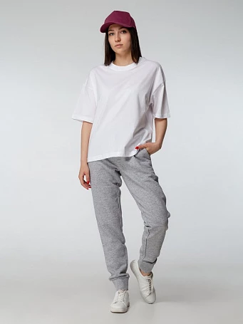 Футболка оверсайз женская Boxy Women, бежевая (льняная)