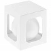 Оформительский шар Finery, 10 см, матовый белый