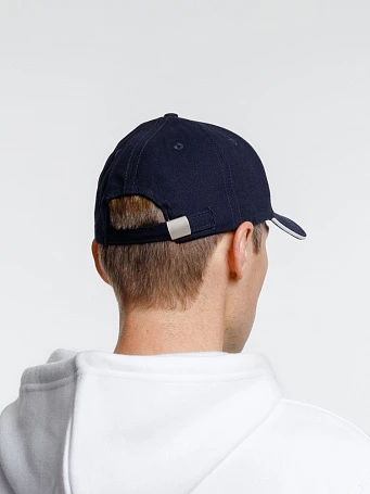 Бейсболка Spiker, темно-синяя с белым