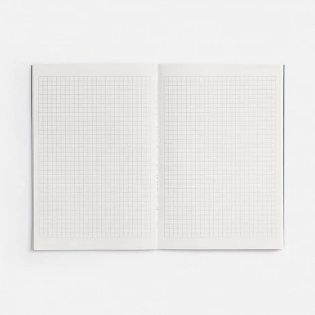 Блокнот Marco в клетку, синий