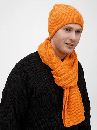 Шапка Nobilis Mono, оранжевая (абрикос)