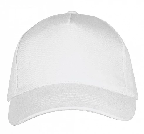 Бейсболка Long Beach, белая
