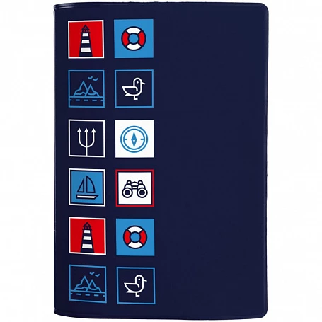 Обложка для паспорта Industry, ver.2, морская