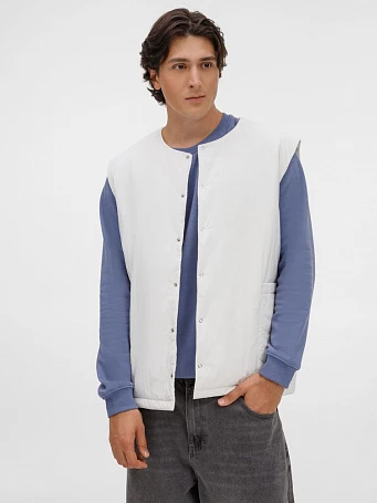 Жилет унисекс Veter, молочно-белый