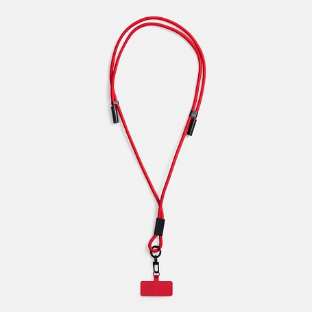 Кабель-ланьярд energyFlex Power Delivery 60 Вт, красный