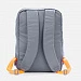 Рюкзак B2, серый с оранжевыми стропами