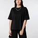 Футболка оверсайз женская Boxy Women, темно-серая (графит)