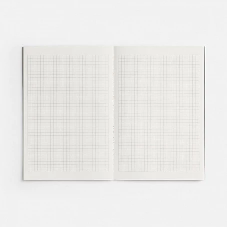 Блокнот Marco в клетку, черный