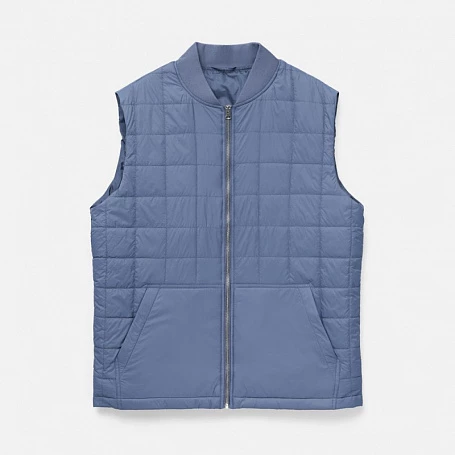 Жилет унисекс Warmbridge, синий (джинс)