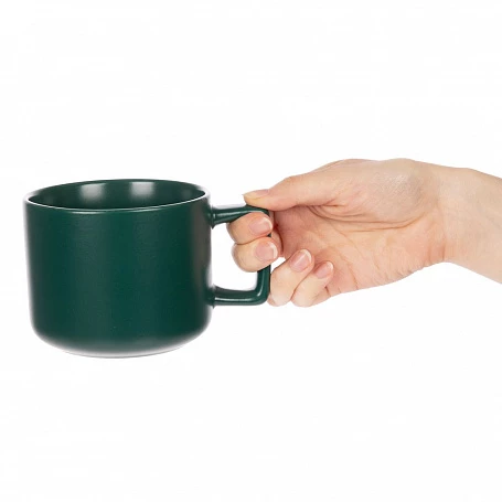 Чашка Jumbo, ver.2, матовая, зеленая