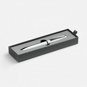Ручка шариковая Bolt Soft Touch в футляре, белая