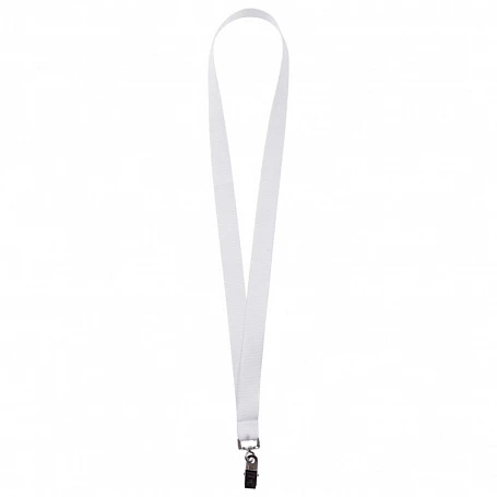 Лента для бейджа Neckband, белая