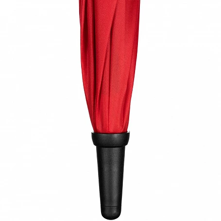 Зонт-трость Undercolor с цветными спицами, красный