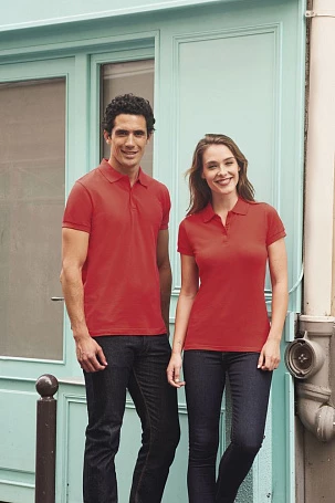 Рубашка поло женская Perfect Women 180, бордовая