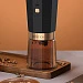 Портативная кофемолка Electric Coffee Grinder, черная с оранжевым