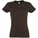 Футболка женская Imperial Women 190, шоколадно-коричневая