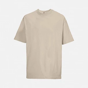 Футболка оверсайз мужская Boxy Men, бежевая (льняная)