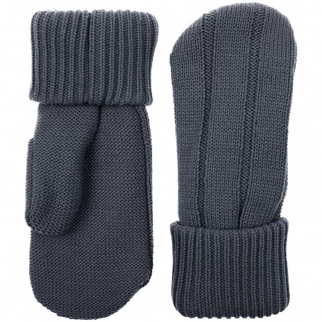 Варежки Knit Beat, темно-серые