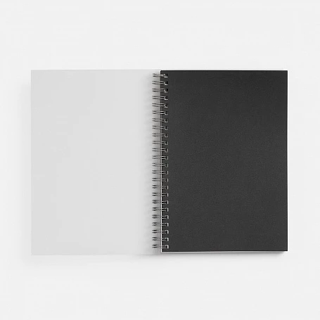 Блокнот на пружине Novalis, черный