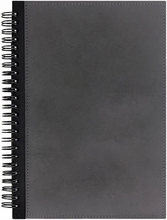 Ежедневник Notera Maxi, недатированный, серый