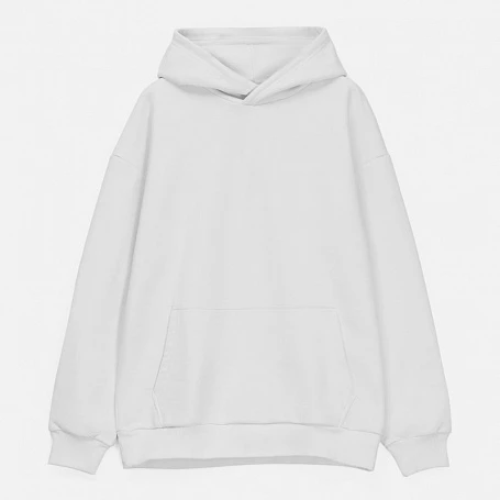 Худи унисекс оверсайз Daylero, белое