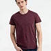 Футболка мужская Regent Fit 150, бордовый меланж