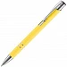 Ручка шариковая Keskus Soft Touch, желтая