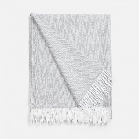 Плед «Гирвас», светло-серый