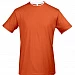 Футболка мужская с контрастной отделкой Madison 170, оранжевый/белый