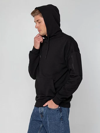 Худи унисекс Hand Some, черное