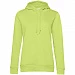 Толстовка с капюшоном женская BNC Inspire (Organic), зеленое яблоко