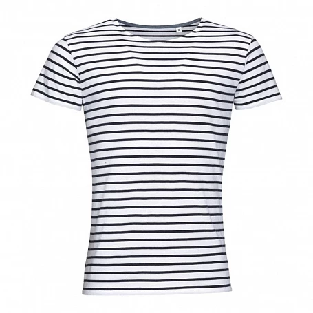 Футболка Miles Men белая с темно-синим