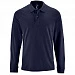 Рубашка поло мужская с длинным рукавом Perfect LSL Men, темно-синяя