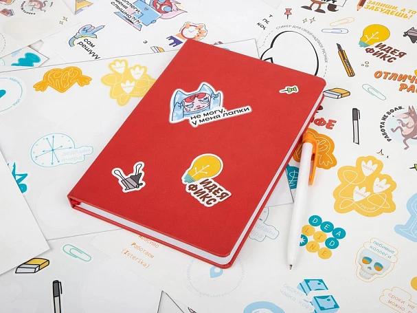 Наклейки ПВХ Sticker Pack на заказ, S