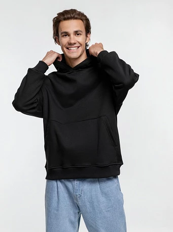Худи оверсайз Kulonga Comfort Heavy, черное