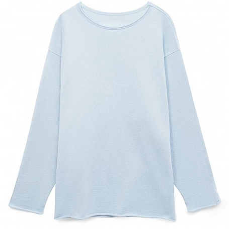 Лонгслив унисекс Siluetti Fuori, светло-голубой