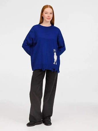 Джемпер Sharpick, темно-синий (кобальт)