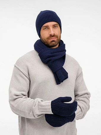 Варежки Catch Match, темно-синие