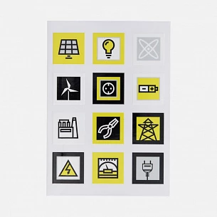 Стикерпак UV-DTF Industry, энергетика