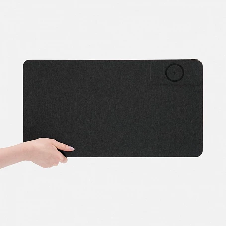 Складной стол для ноутбука с беспроводной зарядкой Kickstand Table, серый