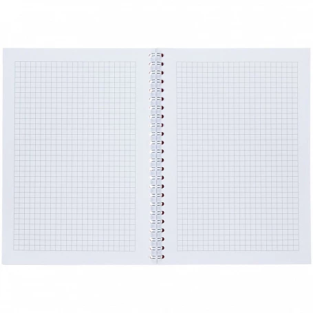 Блокнот Salvador в клетку, черный