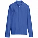 Рубашка поло унисекс с длинным рукавом Pacific LSL, ярко-синяя (royal)